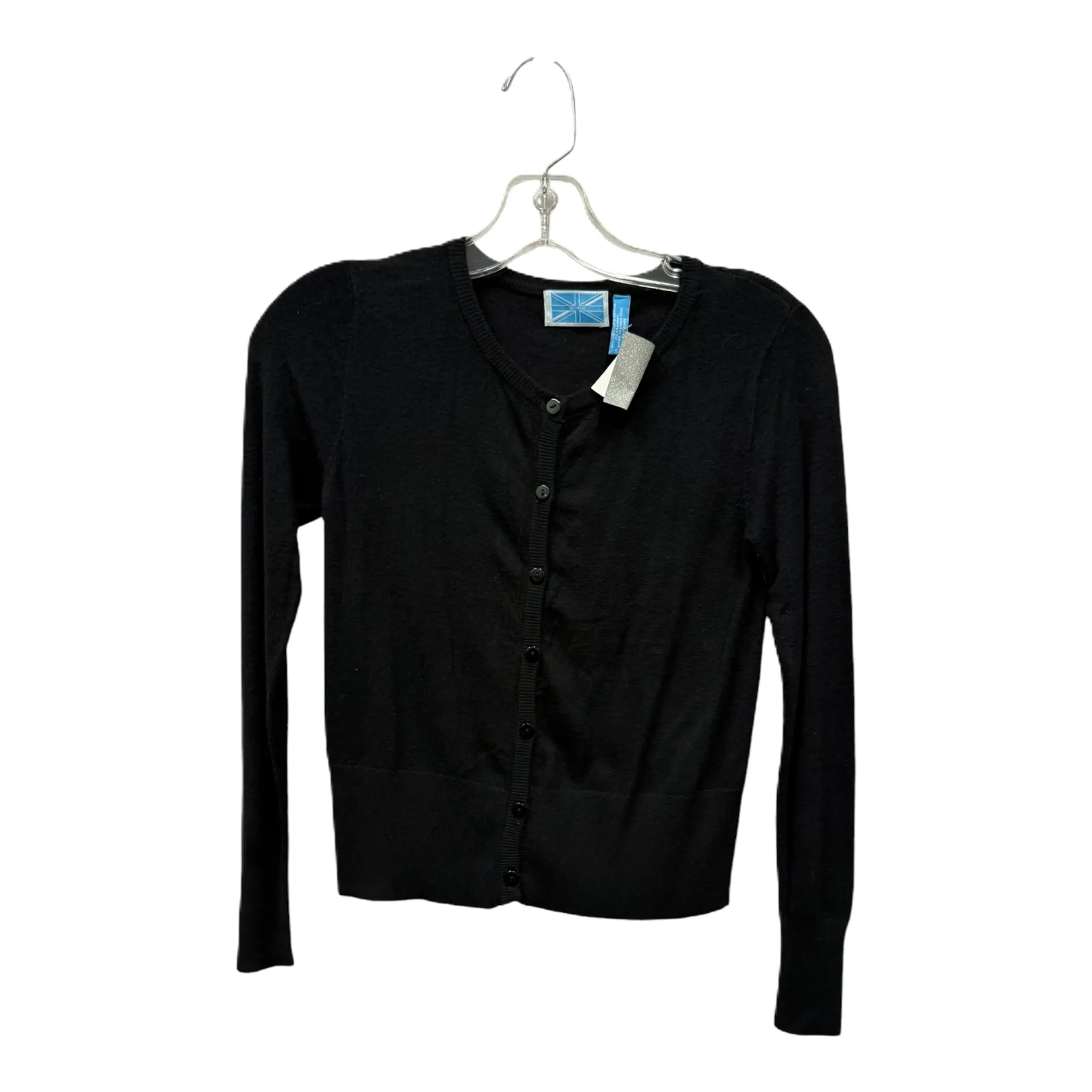 Sweater Cardigan By Survival In Black, Size: S