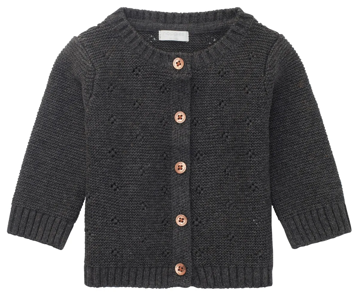 The Sanger Cardigan - Dark Grey - BABY