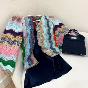 The Unique Cardigan Short - Multi