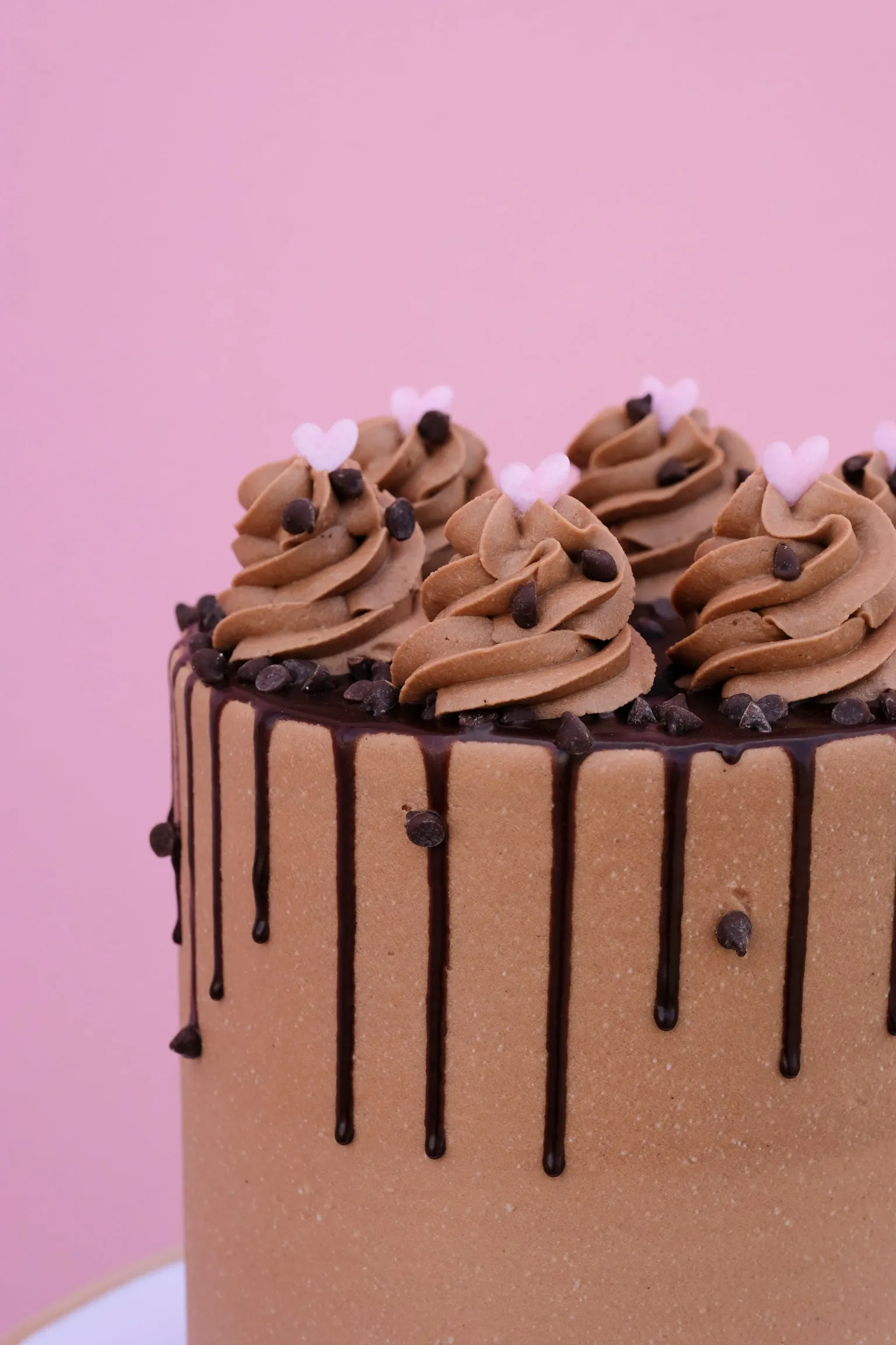 Triple Chocolate 3 Layer Vegan Cake