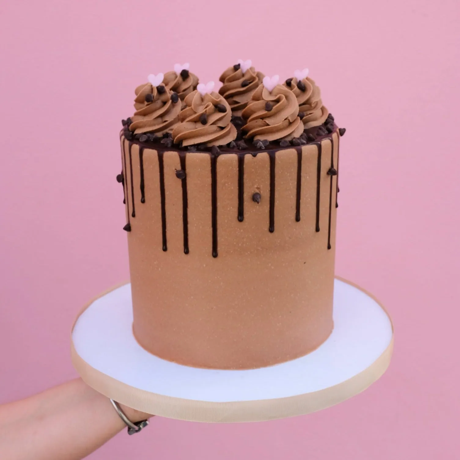 Triple Chocolate 3 Layer Vegan Cake