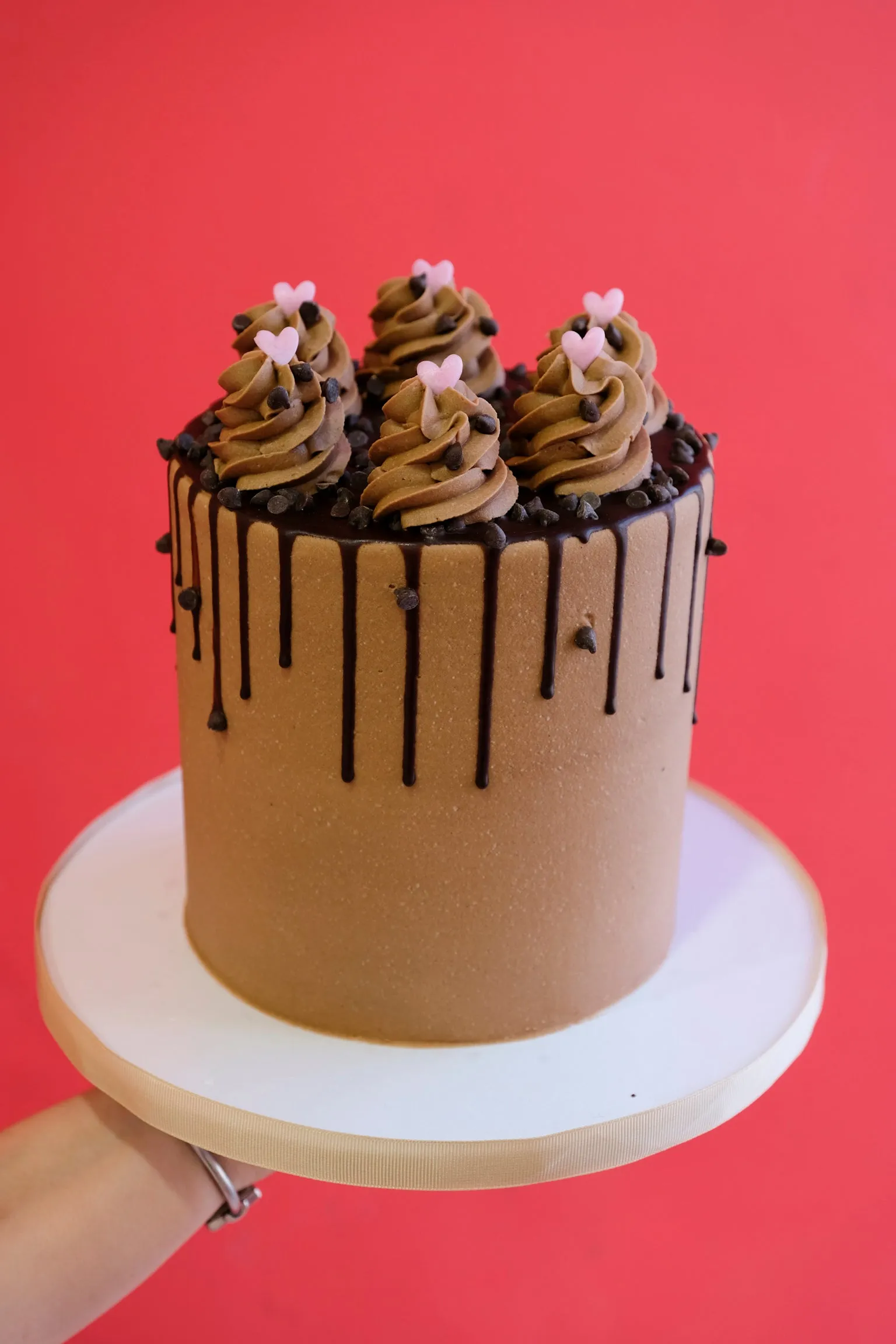 Triple Chocolate 3 Layer Vegan Cake