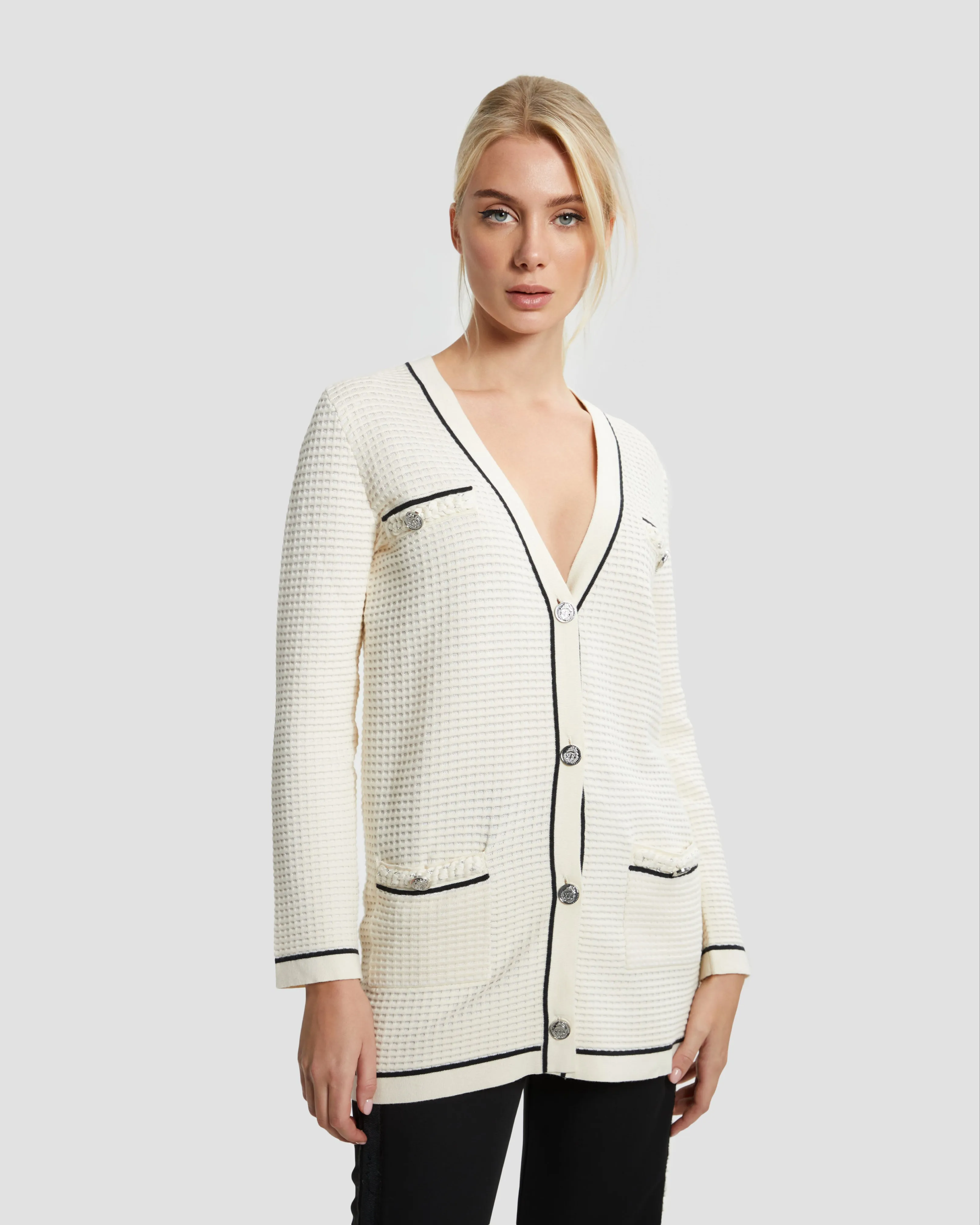 Two-tone Cardigan