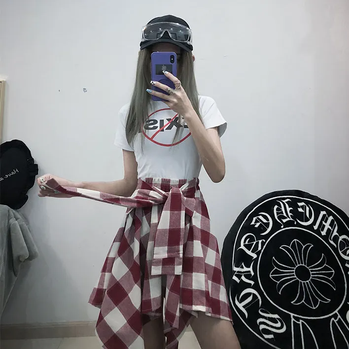 Ulzzang irregular skirt KF90278