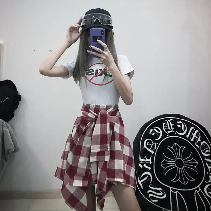 Ulzzang irregular skirt KF90278