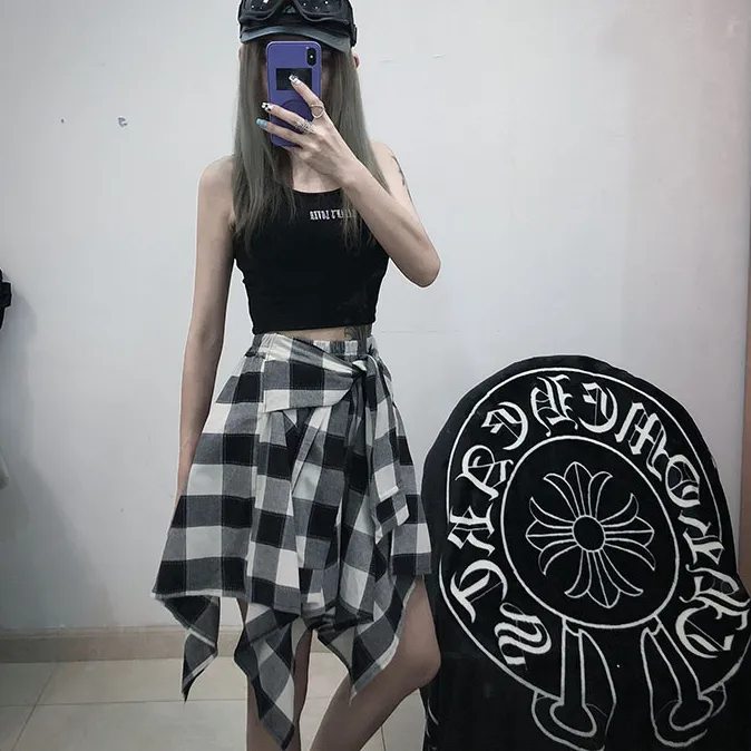 Ulzzang irregular skirt KF90278