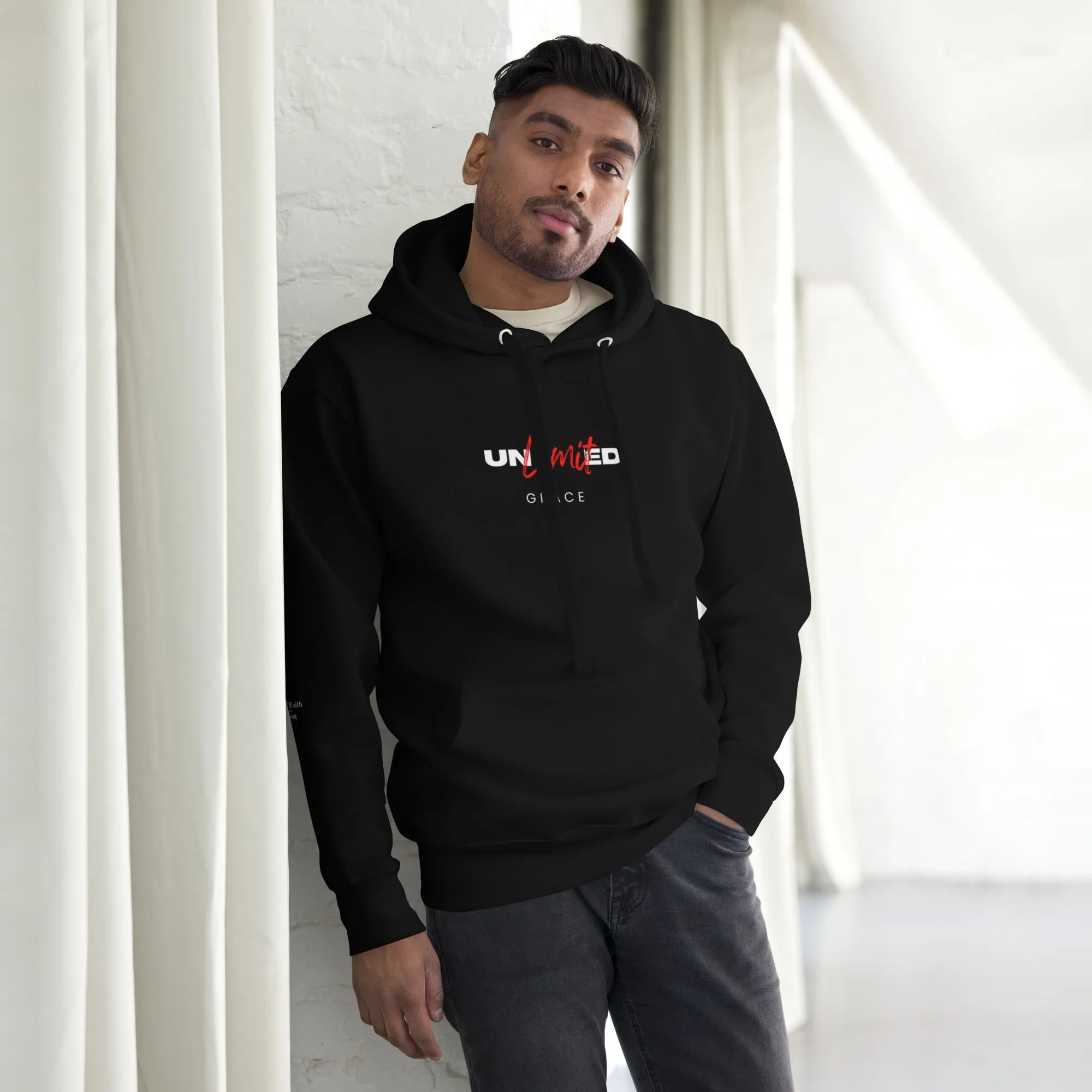 Unlimited Grace Unisex Pullover  Hoodie Black