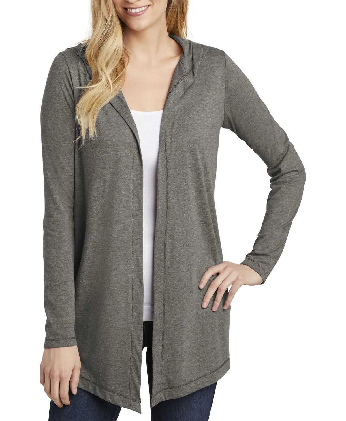 Women's Long Sleeve Hooded Cardigan