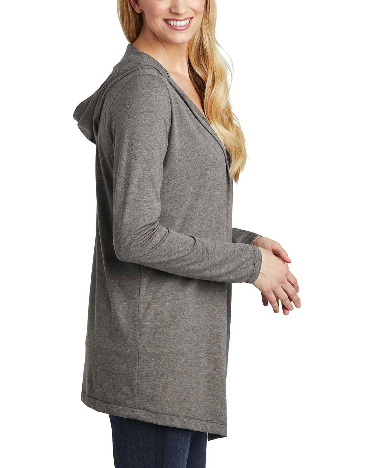 Women's Long Sleeve Hooded Cardigan