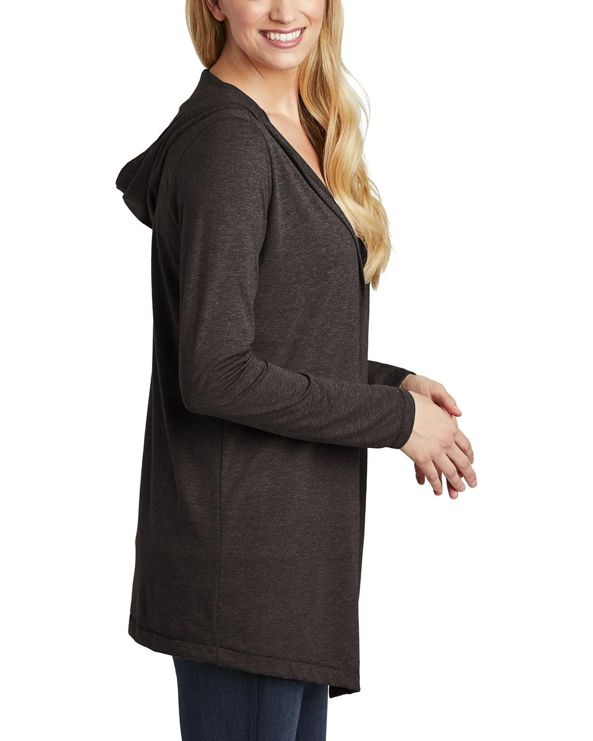 Women's Long Sleeve Hooded Cardigan