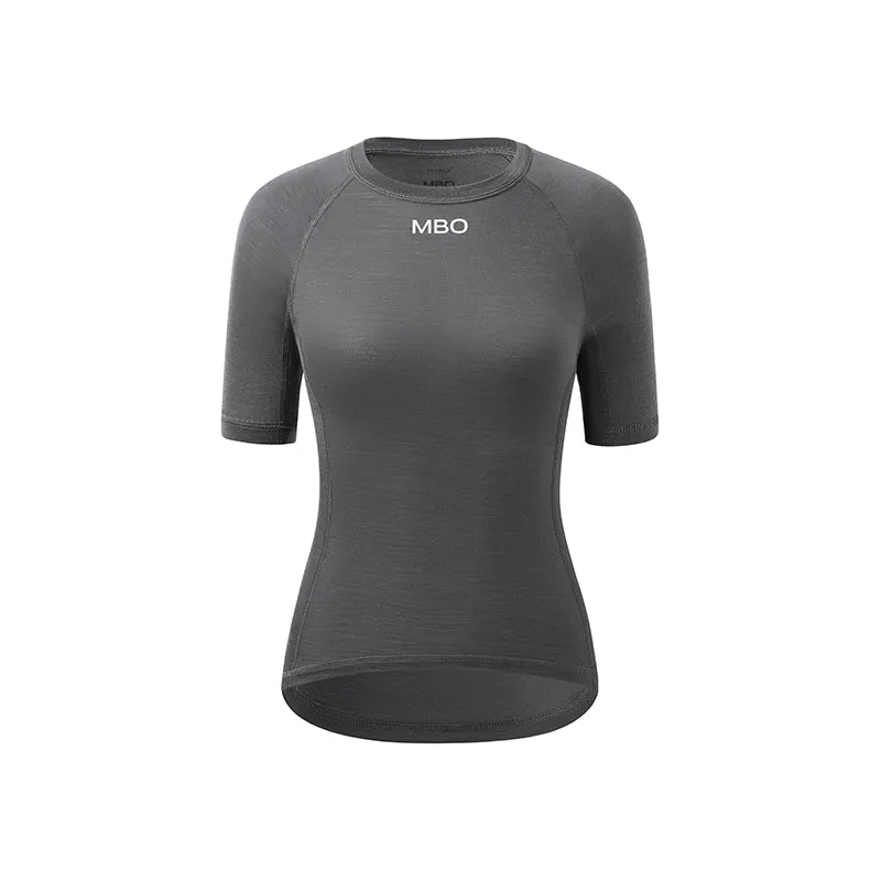 Women's Merino Wool Short Sleeve Base Layer B310