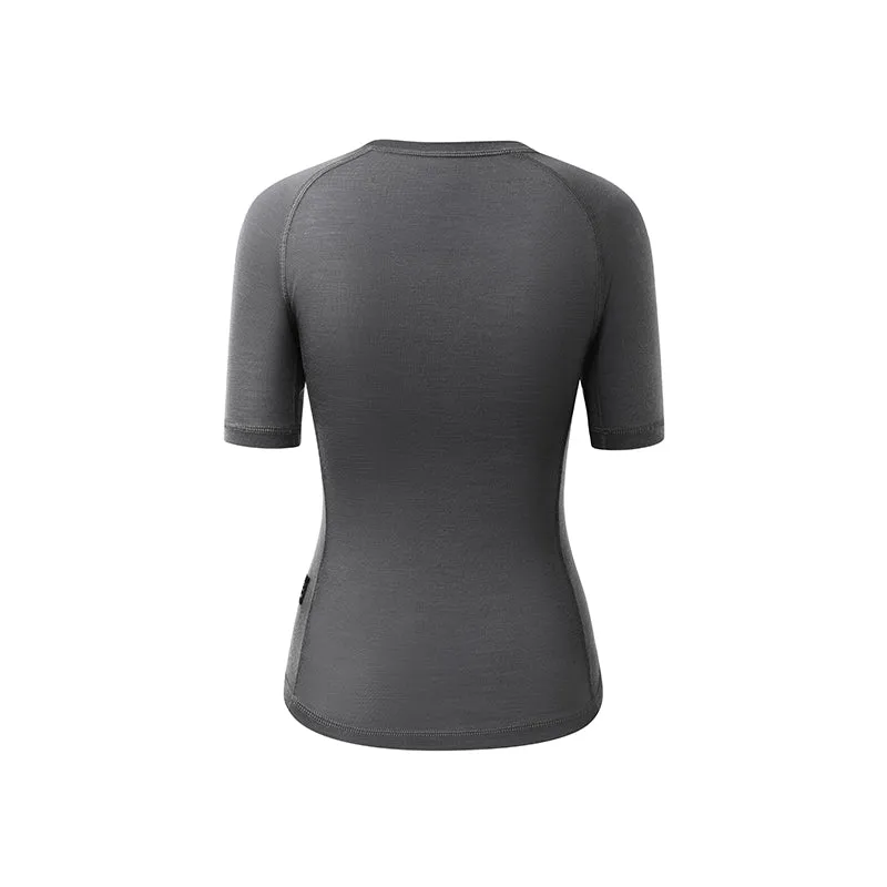 Women's Merino Wool Short Sleeve Base Layer B310