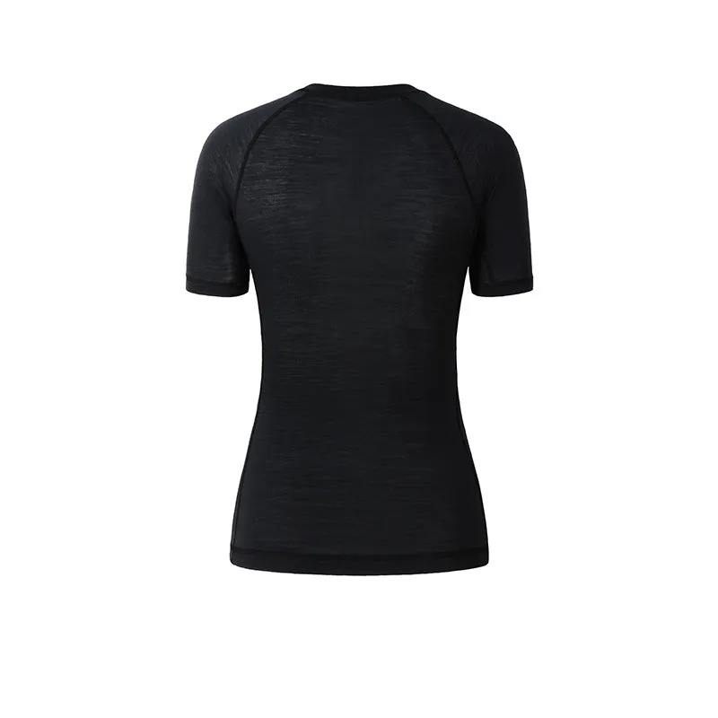 Women's Merino Wool Short Sleeve Base Layer B310