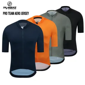 YKYW Men's PRO Team Aero Cycling Jersey Short Sleeve Breathable 5 Colors